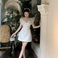 A Line Short Evening Dress Cocktail Dresses Short Birthday Party Dress   fg7884