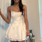 White Birthday Outfit Short Evening Dress Cocktail Dresses Short Party Dress Homecoming Dress  fg8004