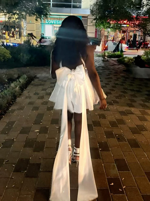 A Line White Off Shoulder Homecoming Dress Short Evening Dress Cocktail Dresses Short Party Dress
