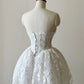 A Line White Short Wedding Dress Homecoming Dress Short Party Dress    fg7686