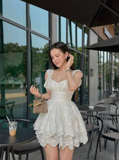 White Lace Birthday Outfit Short Evening Dress Cocktail Dresses Short Party Dress fg8008 White Lace Birthday Outfit Short Evening Dress Cocktail Dresses Short Party Dress fg8008