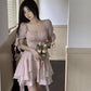 A Line Pink Short Prom Dress Birthday Party Dress Homecoming Dress   fg8138