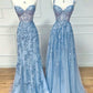 Green Evening Dress, Long Green Prom Dress     fg4456