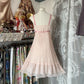 A Line Pink Birthday Outfit Short Evening Dress Vintage Short Party Dress Homecoming Dress  fg8041