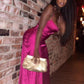 Hot Pink Simple Prom Dress Evening Party Dress       fg7406