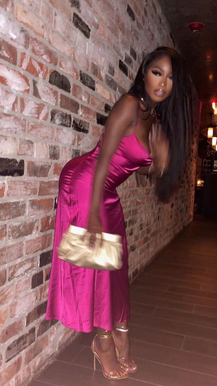 Hot Pink Simple Prom Dress Evening Party Dress       fg7406