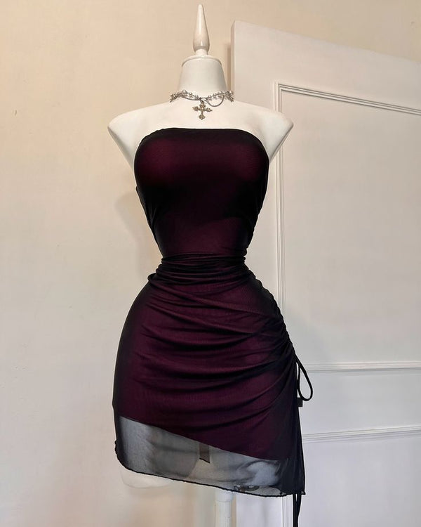 Sexy Ivory Short Prom Dress Mini Birthday Party Dress Homecoming Dress main image 1