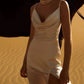 Spaghetti Straps Sleeveless White Prom Dress          fg4971