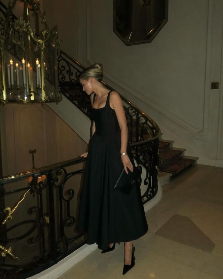 A Line Black Evening Dress Ankle Length Prom Dresses fg7568 formalgowns A Line Black Evening Dress Ankle Length Prom Dresses fg7568 formalgowns