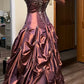 Formal Wear Dresses Gorgeous Strapless A-Line Beading Vintage Long Prom Dress Formal Women's Dresses  fg7631