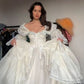 A Line Long Sleeves Off Shoulder Long Wedding Dresses Evening Gown        fg7123