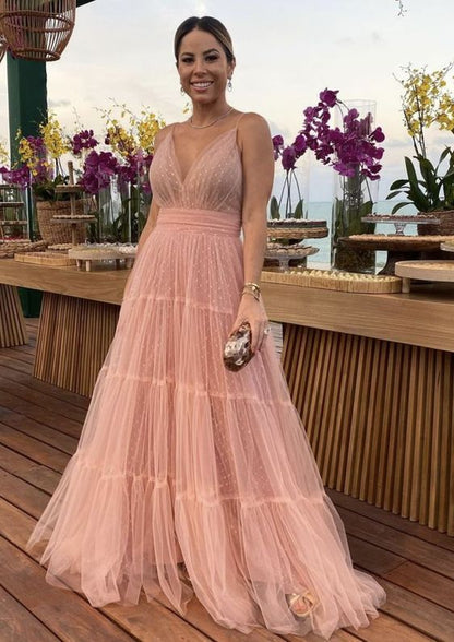 Elegant Long Pink Evening Dresses A-Line Floor Length Prom Formal Dress for Women fg5636 Elegant Long Pink Evening Dresses A-Line Floor Length Prom Formal Dress for Women fg5636