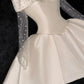 Off Shoulder Short Prom Dress Homecoming Dress Short Wedding Party Dress    fg7677