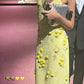 Robe de soirée longue jaune, nouvelle collection, fg7866