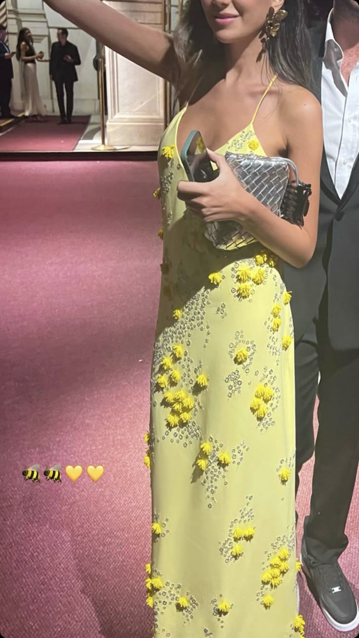 Robe de soirée longue jaune, nouvelle collection, fg7866