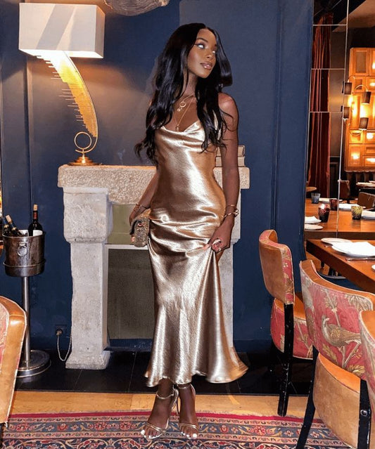 Robe de bal sexy sans manches, robe de soirée d'anniversaire fg7402