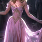 Pink A Line Prom Party Dress Long Formal Evening Dress    fg7506