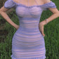 Lavender Short Evening Dress Homecoming Dress Short Party Dress    fg7766