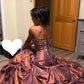 Formal Wear Dresses Gorgeous Strapless A-Line Beading Vintage Long Prom Dress Formal Women's Dresses  fg7631