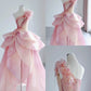 Elegant Formal Dress with 3D Flowers, A-Line Evening Party Dress  fg7527