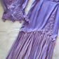 Lavender Two Piece Long Prom Dress Evening Party Dresses  fg7637