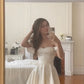 A Line Off Shoulder Simple Homecoming Dress Short Evening Dress Cocktail Dresses Short Party Dress   fg7916