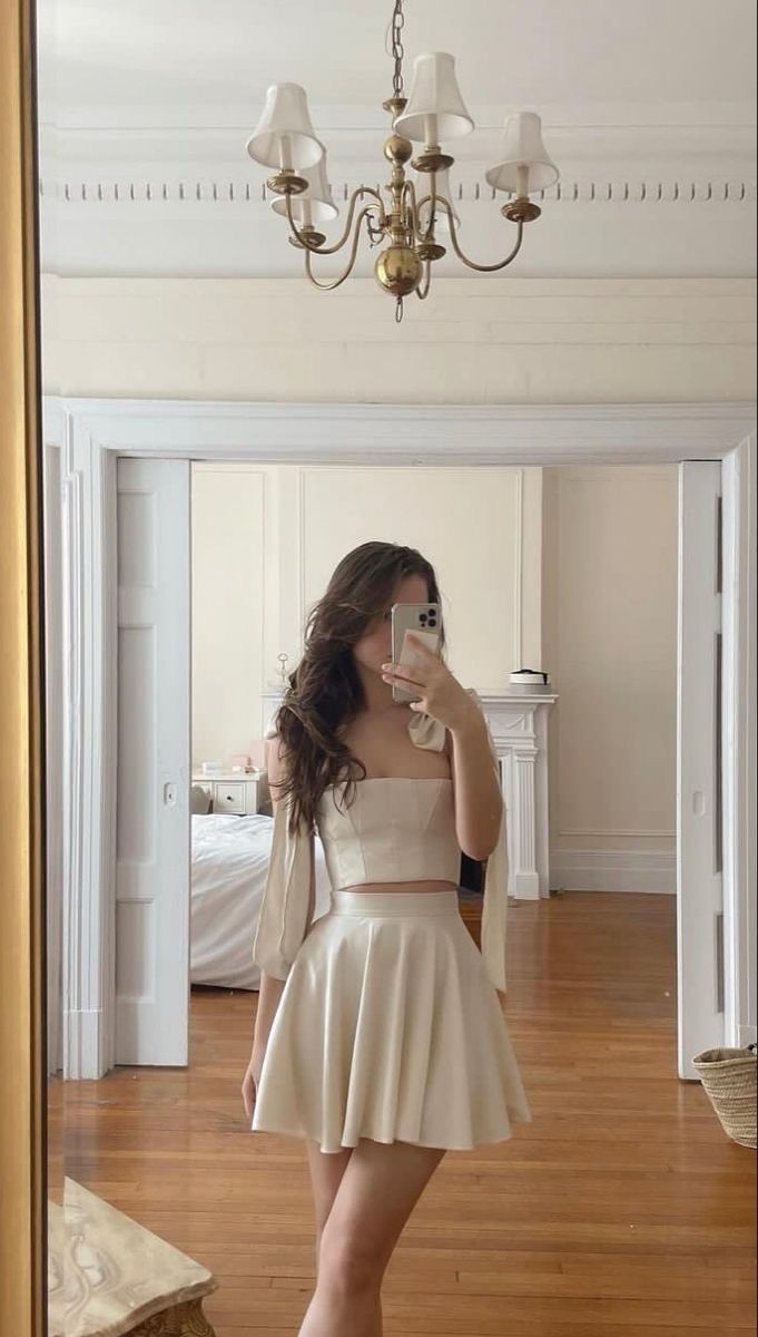 A Line Homecoming Dress Two Piece Short Evening Dress Cocktail Dresses Short Party Dress   fg7904