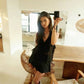 Black Homecoming Dress Short Evening Dress Cocktail Dresses Short Party Dress   fg7912