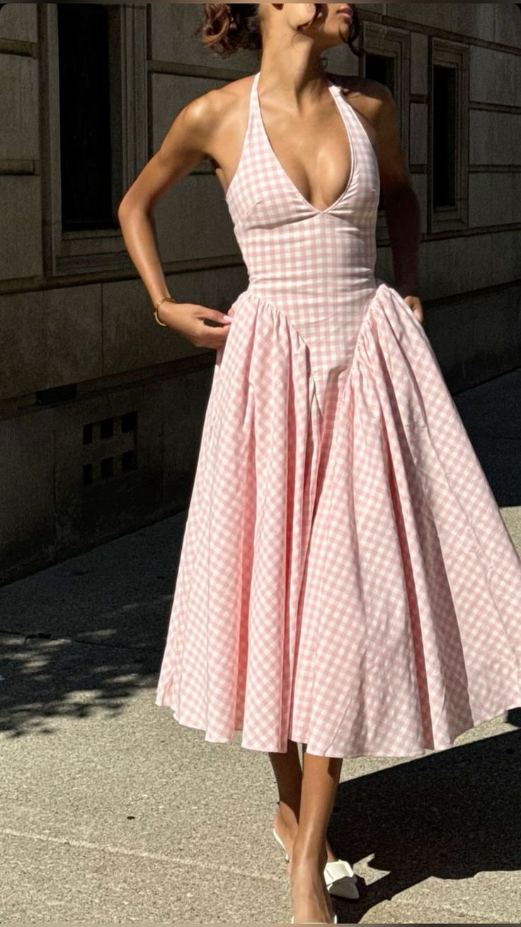 A Line Halter Sleeveless Plaid dress Evening Party Gowns fg7423 A Line Halter Sleeveless Plaid dress Evening Party Gowns fg7423