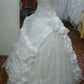 Luxury A Line Strapless Wedding Dresses, Sleeveless Shinny Bridal Gowns   fg7681