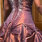 Formal Wear Dresses Gorgeous Strapless A-Line Beading Vintage Long Prom Dress Formal Women's Dresses  fg7631