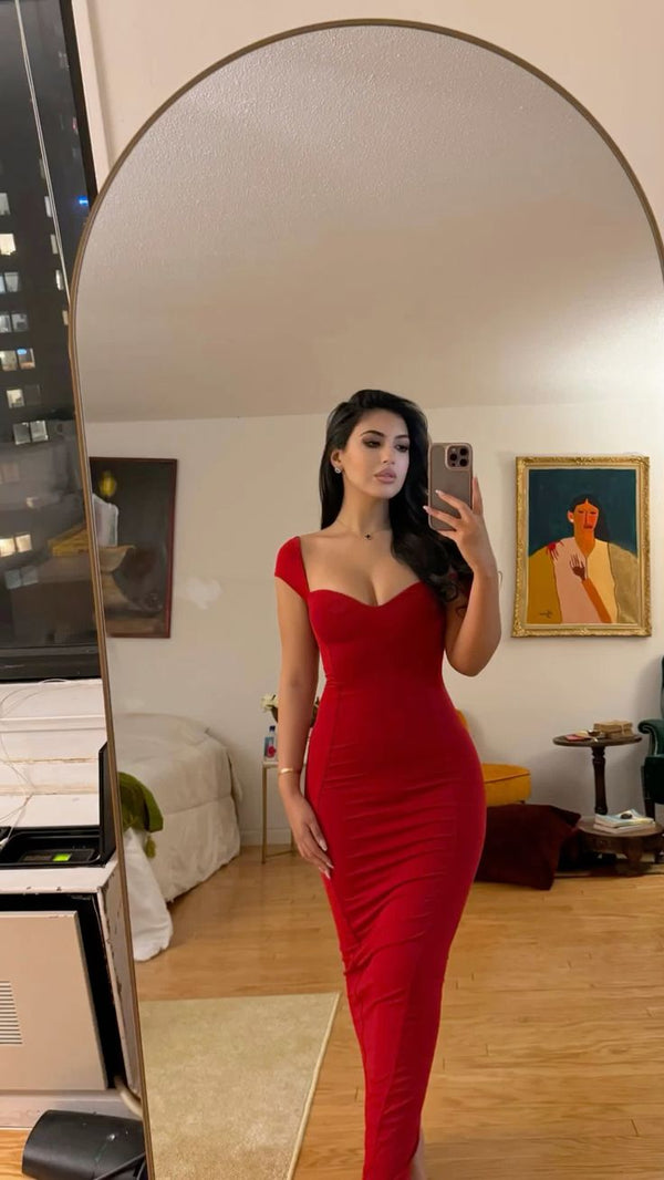 Red Sheath Evening Dresses Sweetheart Sexy Formal Party Dress fg5521 ...