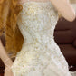 A Line Strapless Elegant Wedding Dress Long Bridal Gown   fg7594