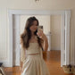 A Line Homecoming Dress Two Piece Short Evening Dress Cocktail Dresses Short Party Dress   fg7904