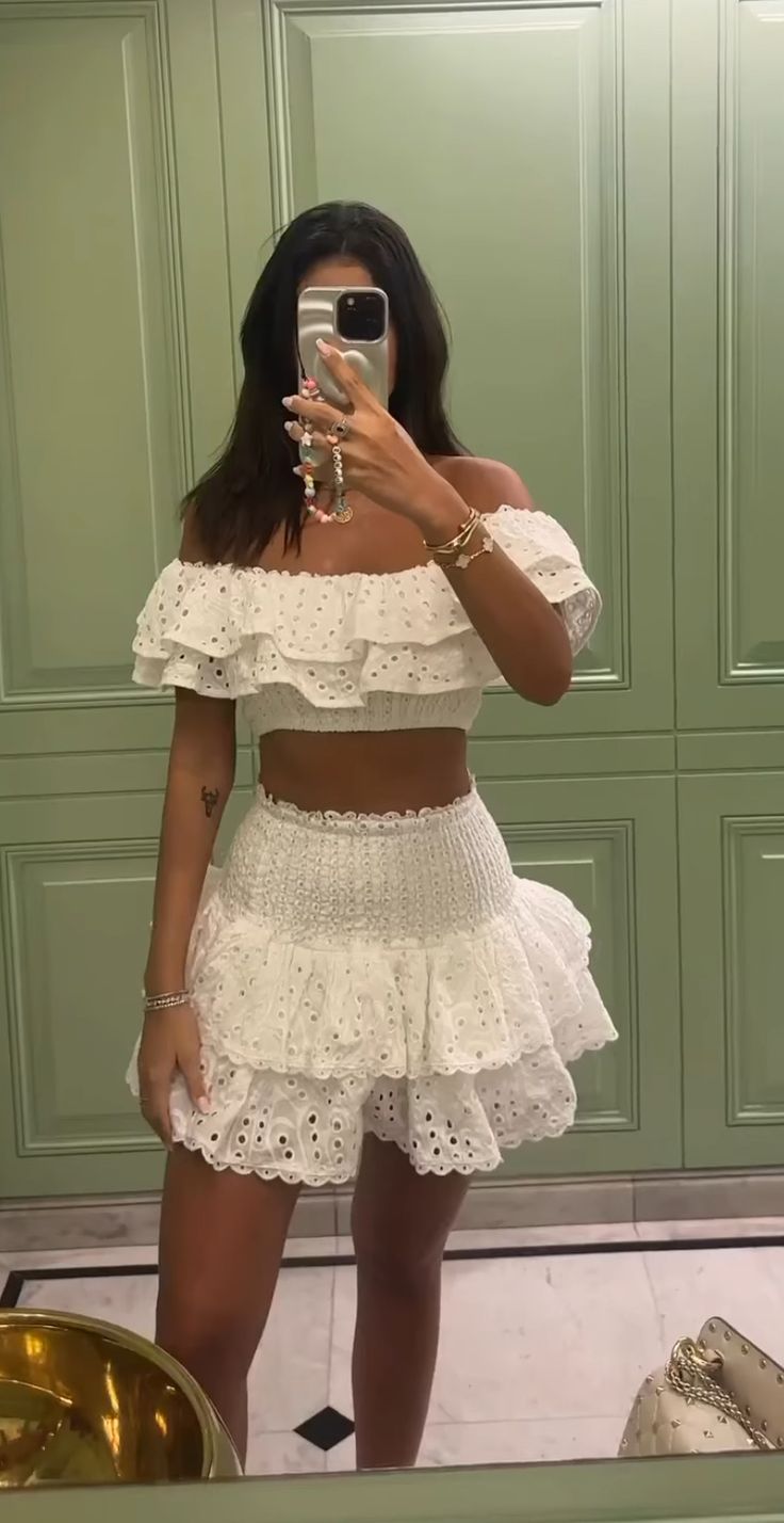 Two Piece White Evening Dresses Short Cute Two Piece Long Sleeve White Lace Homecoming Dress Short Two Piece White Evening Dresses Short Cute Two Piece Long Sleeve White Lace Homecoming Dress Short