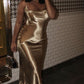 Robe de bal sexy sans manches, robe de soirée d'anniversaire fg7402