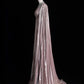 Luxury A-line Evening Prom Dress Long Sleeve V-neck Shiny Custom Made Party Gowns   fg7452