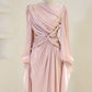 Burgundy Evening Dresses A Line Long Prom Gowns    fg7474