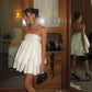 White Short Party Dress Short Prom Gown       fg6703