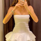 Short Prom Dresses Strapless Women Sleeveless Dress Elegant Mini Casual Vacation Dress    fg6116