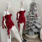 Simple Burgundy Chiffon Birthday Dress Homecoming Dresses      fg6195
