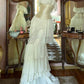 Modest Sheath Strapless Chiffon Sleeveless Ivory Long Prom Dress Evening Dresses      fg6798
