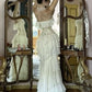 Modest Sheath Strapless Chiffon Sleeveless Ivory Long Prom Dress Evening Dresses      fg6798