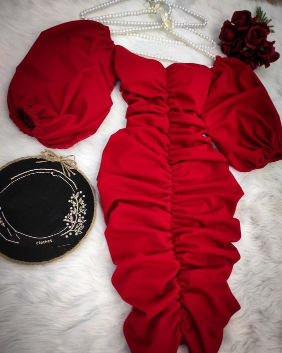 cute red birthday dress Sexy Sheath Strapless Red Birthday Dress 22th Birthday Outfits P812 PreppyDress