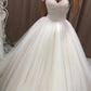 Off the Shoulder Tulle Wedding Dresses Pleated Ivory Wedding Gowns with Lace Up Simple Bridal Dress     fg6600
