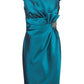 Cap Sleeves Short Blue Mother of Bride Dress     fg6614