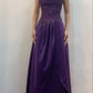 A-Line Evening Gown Formal Dress Purple Floor Length Sleeveless Dress     fg6655