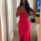 Sexy V neckline Sleeveless Prom Dress  Evening Gown     fg6782