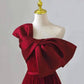 Satin and Tulle A-line Simple Prom Dress, Floor Length Party Dress       fg6352