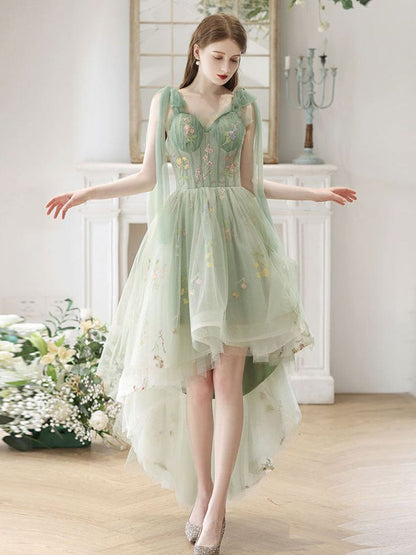 A-Line High Low Lace Short Prom Dress, Lace Homecoming Dress fg6050 formalgowns A-Line High Low Lace Short Prom Dress, Lace Homecoming Dress fg6050 formalgowns